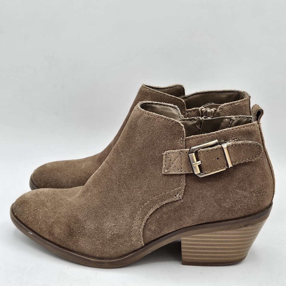 Sonoma suede leather booties size 6